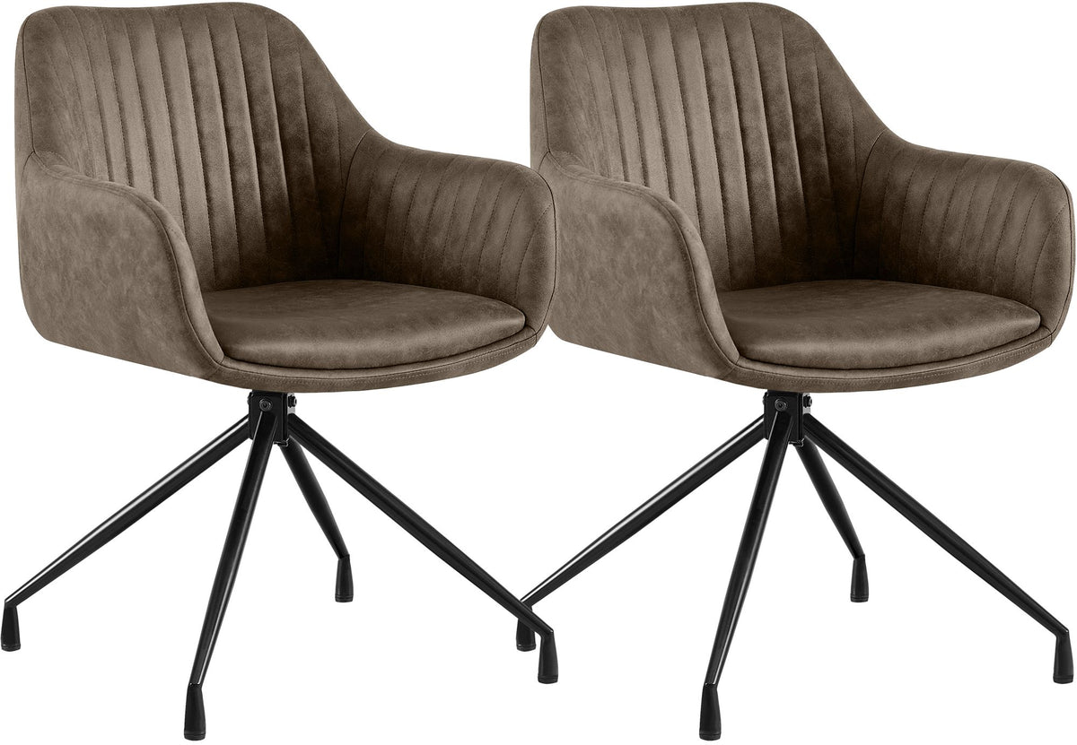 Set van 2 eetkamerstoelen Novanis