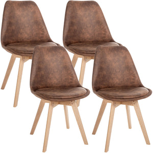 Set van 4 eetkamerstoelen Linares