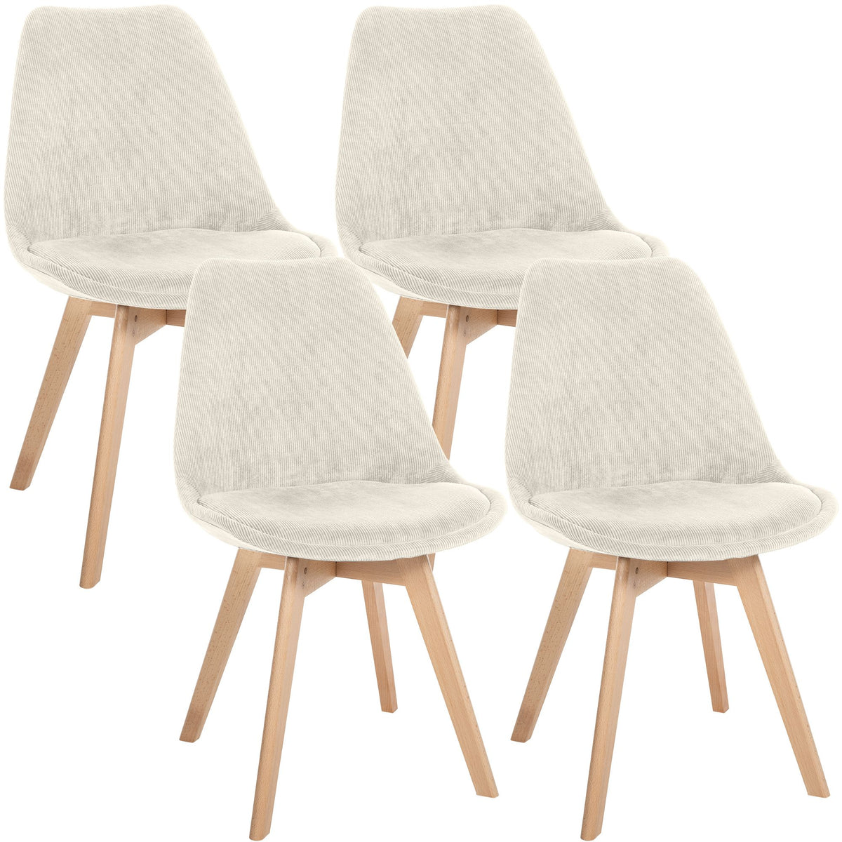 Set van 4 eetkamerstoelen Linares
