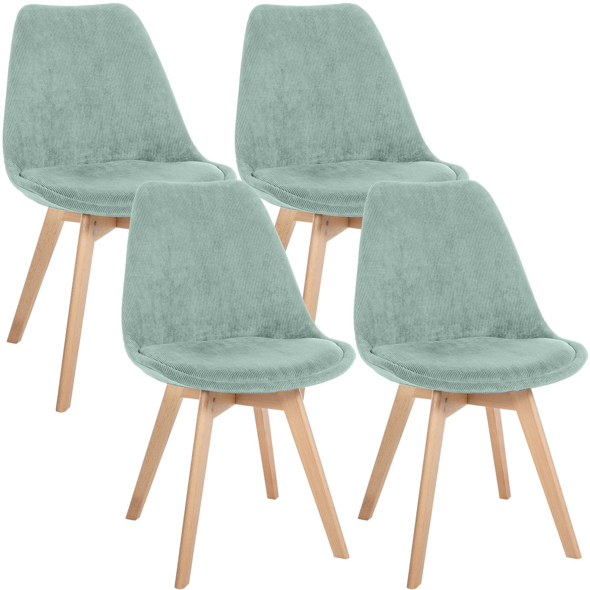 Set van 4 eetkamerstoelen Linares