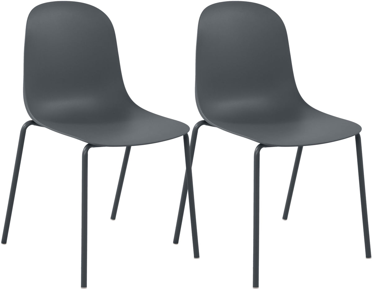 Set van 2 stapelstoelen Hardin