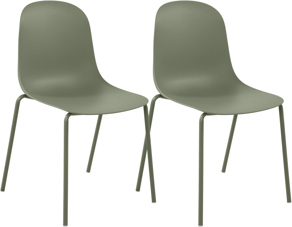 Set van 2 stapelstoelen Hardin