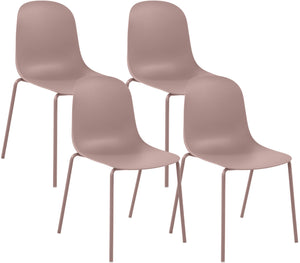 Set van 4 stapelstoelen Hardin