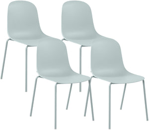 Set van 4 stapelstoelen Hardin