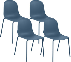 Set van 4 stapelstoelen Hardin