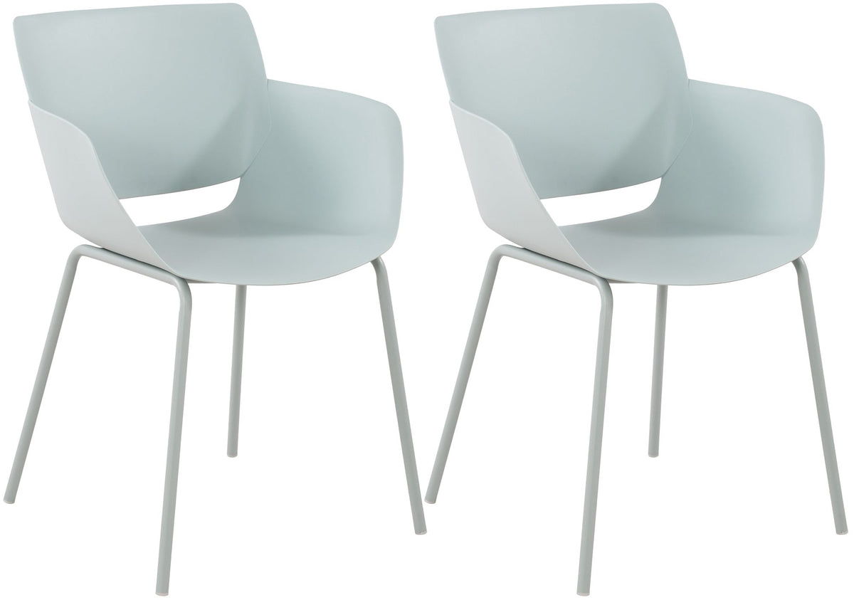 Set van 2 tuinstoelen Alpena