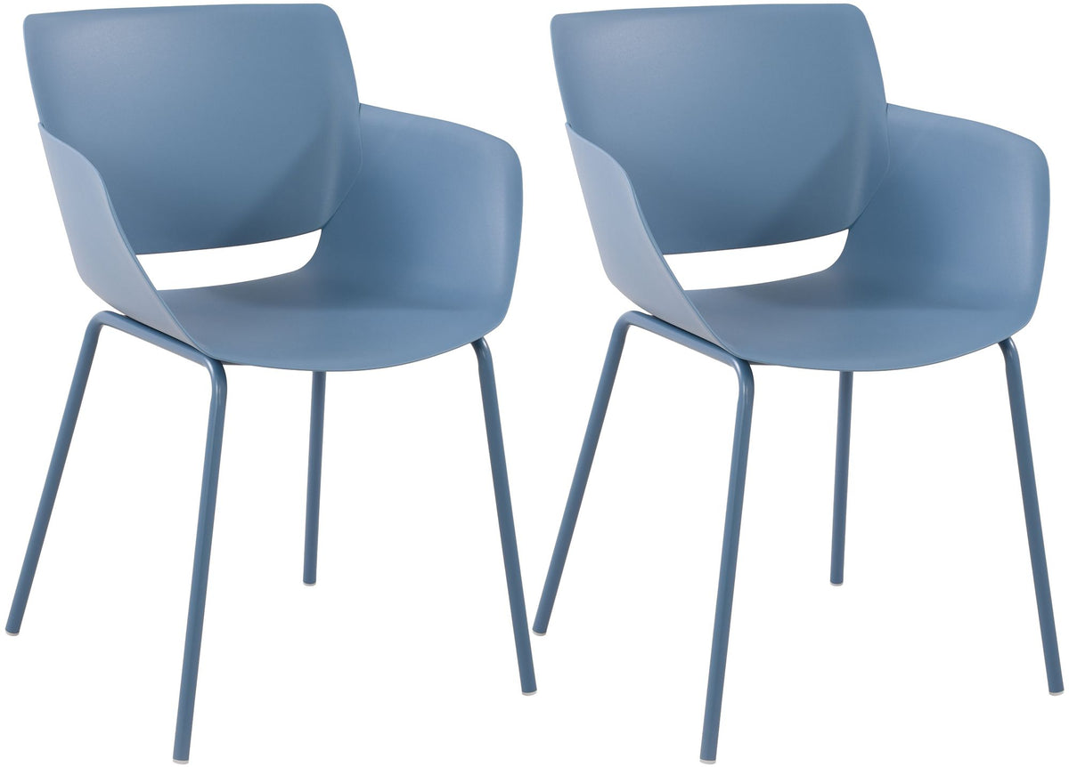 Set van 2 tuinstoelen Alpena