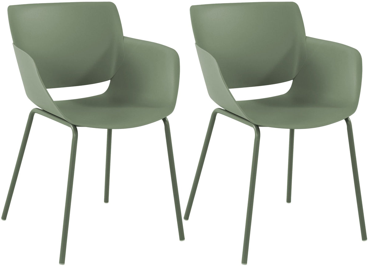 Set van 2 tuinstoelen Alpena
