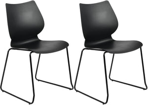 Set van 2 stapelstoelen Houma