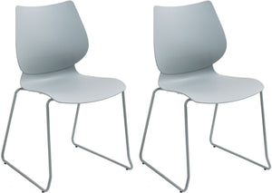 Set van 2 stapelstoelen Houma