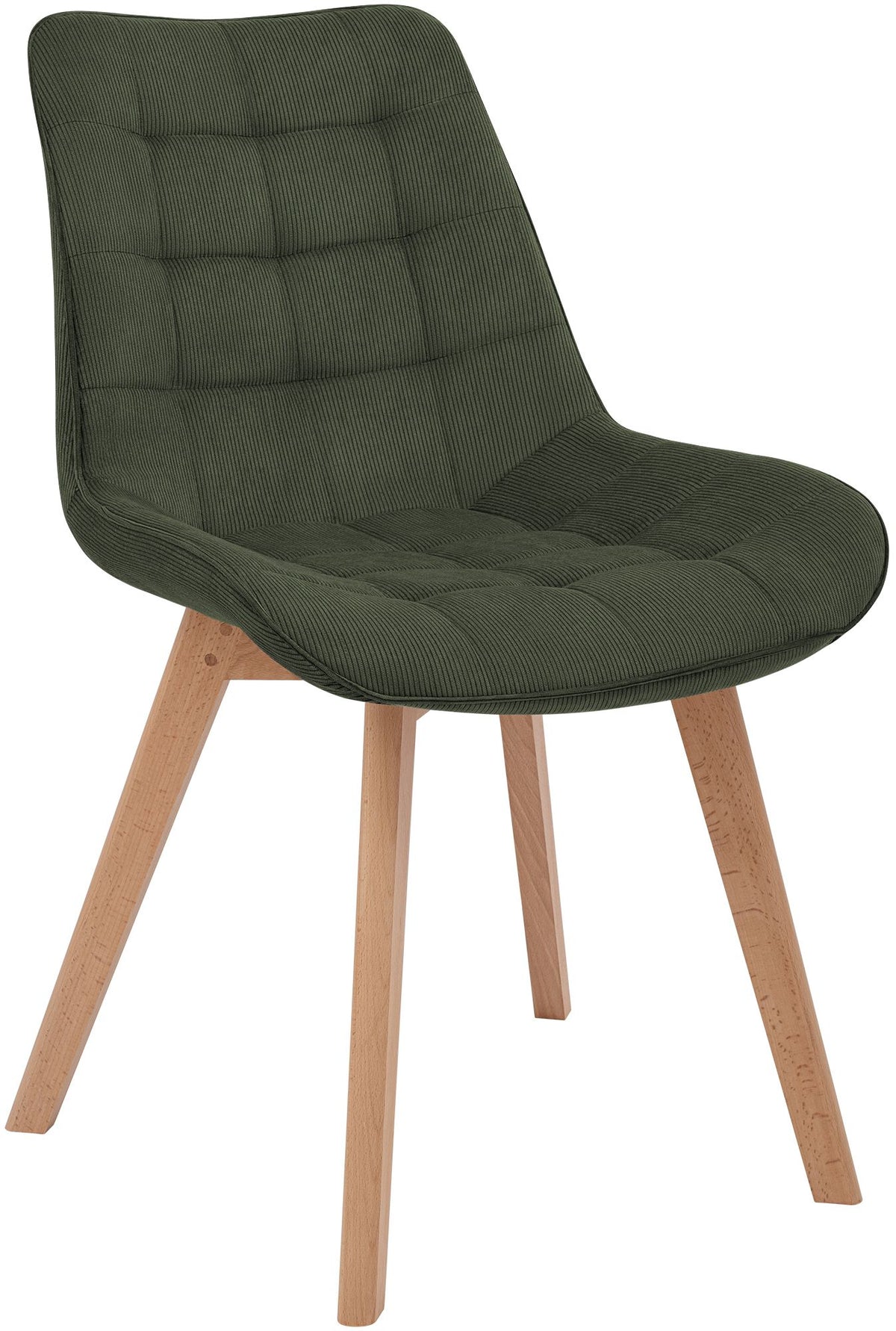 Eetkamerstoel Brook met ribfluwelen bekleding