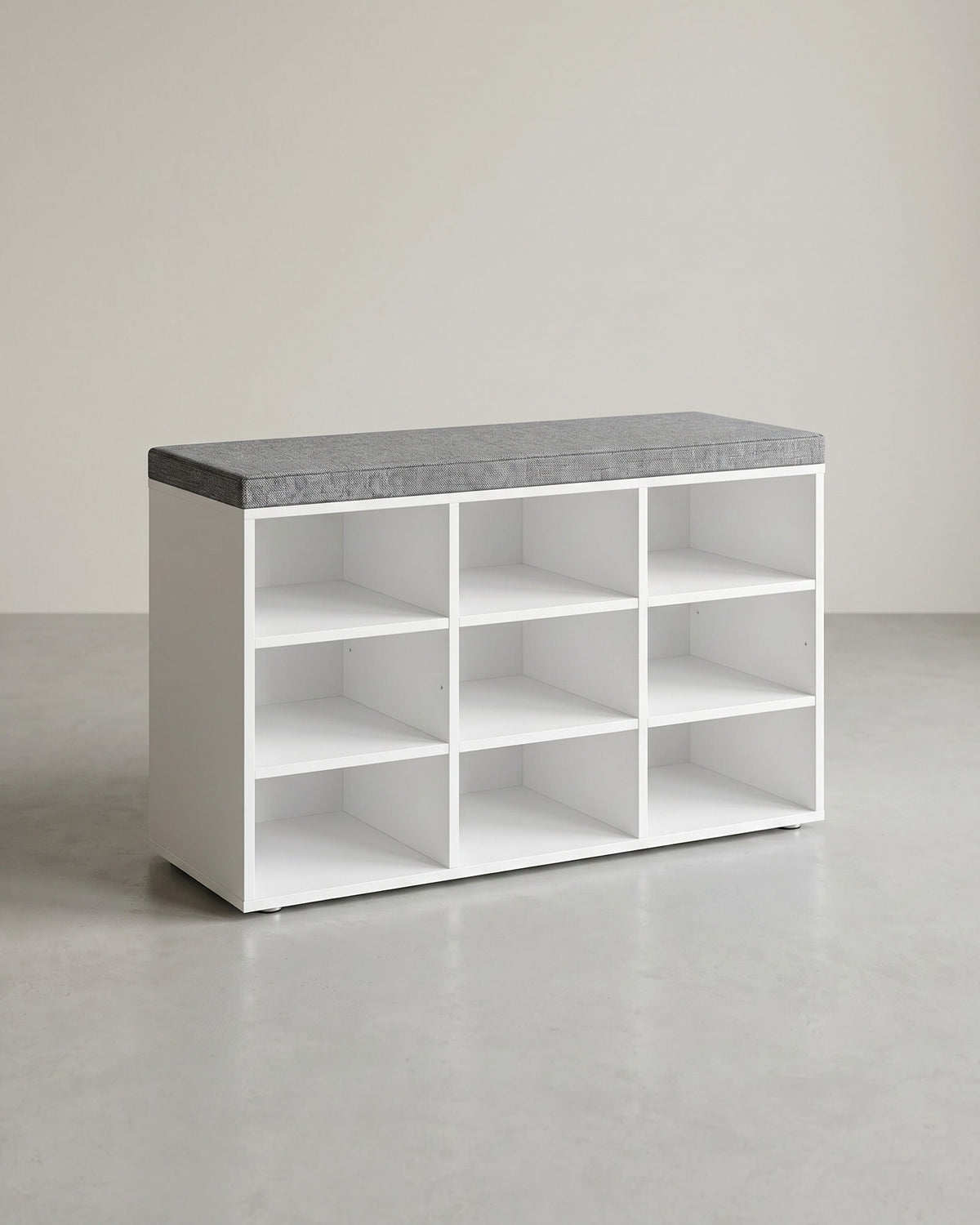 Schoenenbank met Opbergruimte – Verstelbare Planken – Linnenlook Bekleding – Tot 136 kg