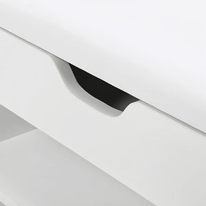 Schoenenbank met Opbergruimte 80 cm – Wit met Zitkussen – Halmeubel / Schoenenkast tot 150 kg