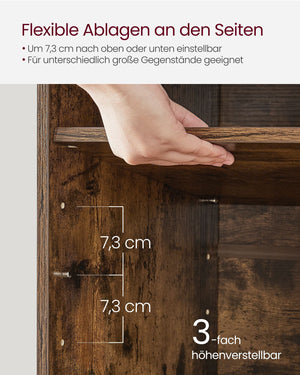 Schoenenbank met Opbergruimte – Verstelbare Planken – Linnenlook Bekleding – Tot 136 kg