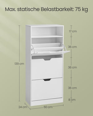 Schoenenkast Hoog – Veelzijdig – Stijlvol Design